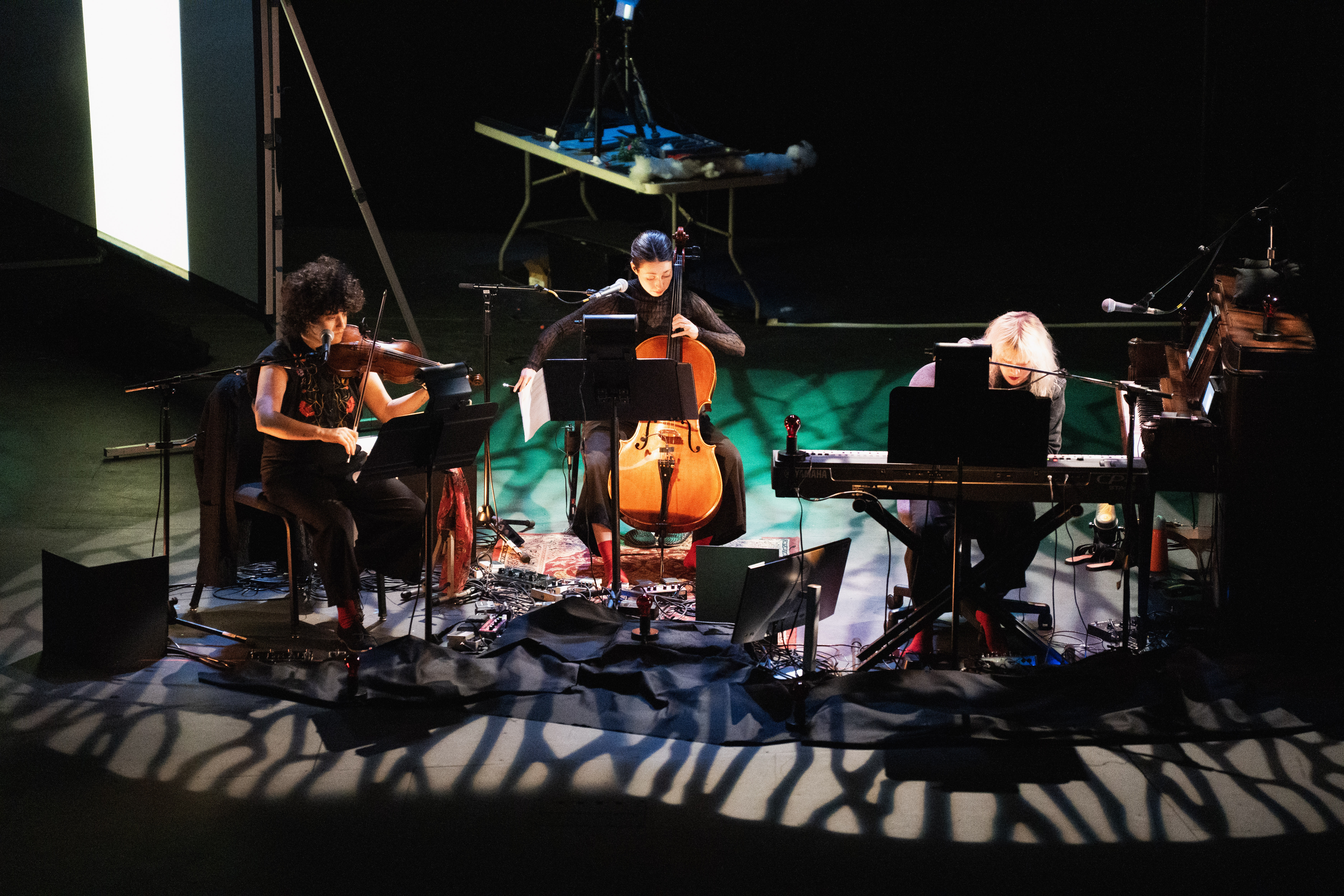 Manual Cinemas 4th Witch Photo By Mike Ledford Lucy Little Lia Kohl and Alicia Walters